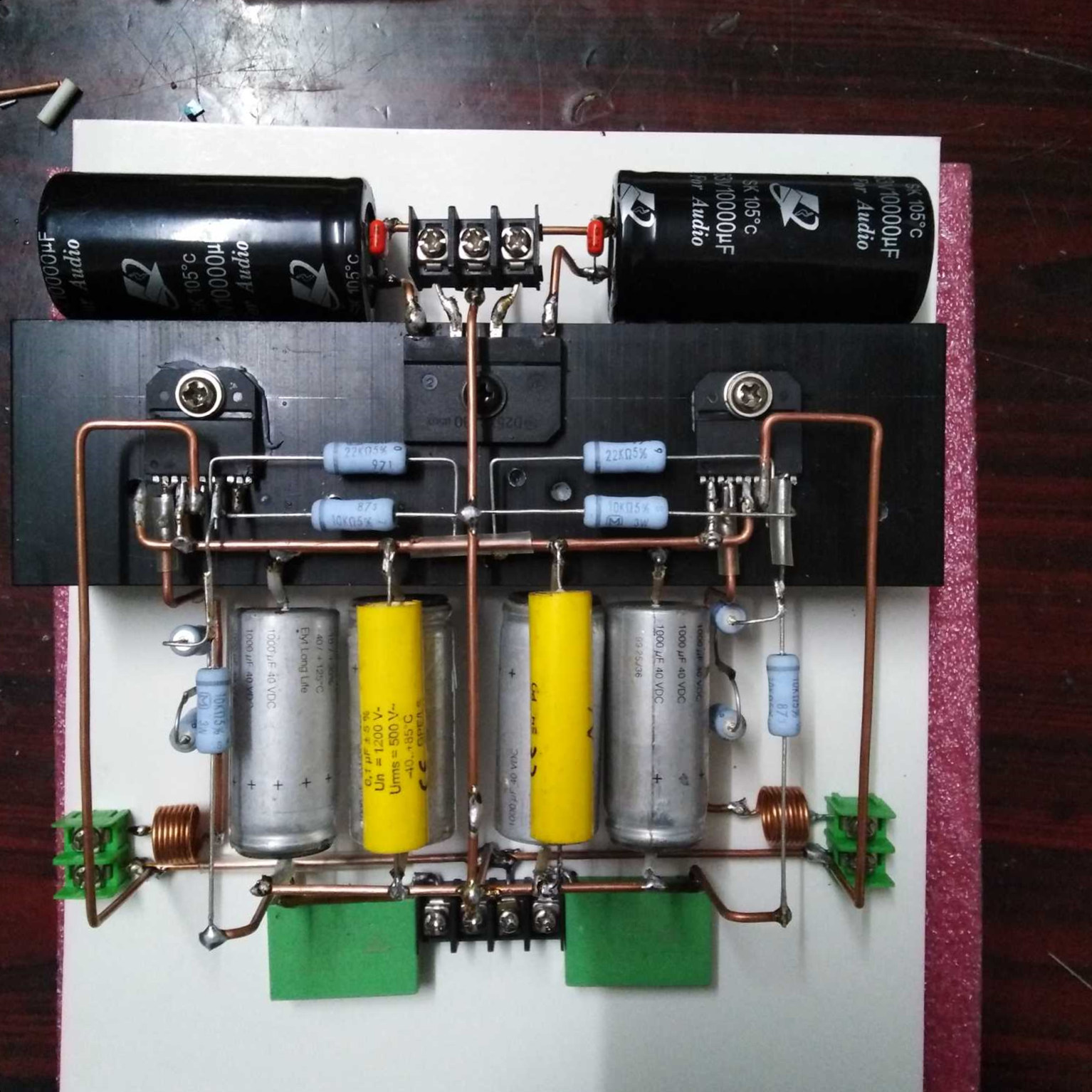 lm3886搭棚图纸精选手工搭棚HIFI毒功放电路图线路图电子版 电子技术 第5张