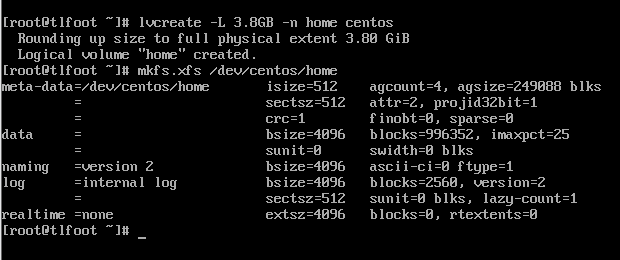 centos7 修改home和root分区大小第5张-土狗李的博客,李强个人网站