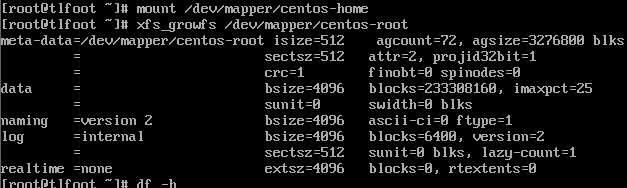 centos7 修改home和root分区大小第6张-土狗李的博客,李强个人网站