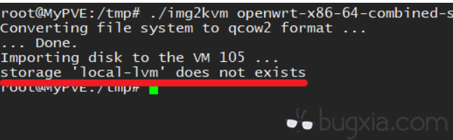 解决使用img2kvm时遇到的storage ‘local-lvm’ does not exists解决办法第1张-土狗李的博客,李强个人网站