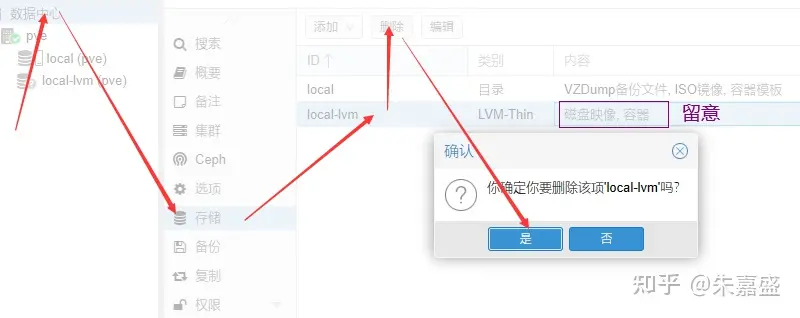 PVE 7.4 (Proxmox VE 7.X)安装好后调整分区删除local-lvm并入local分区 操作系统 第8张