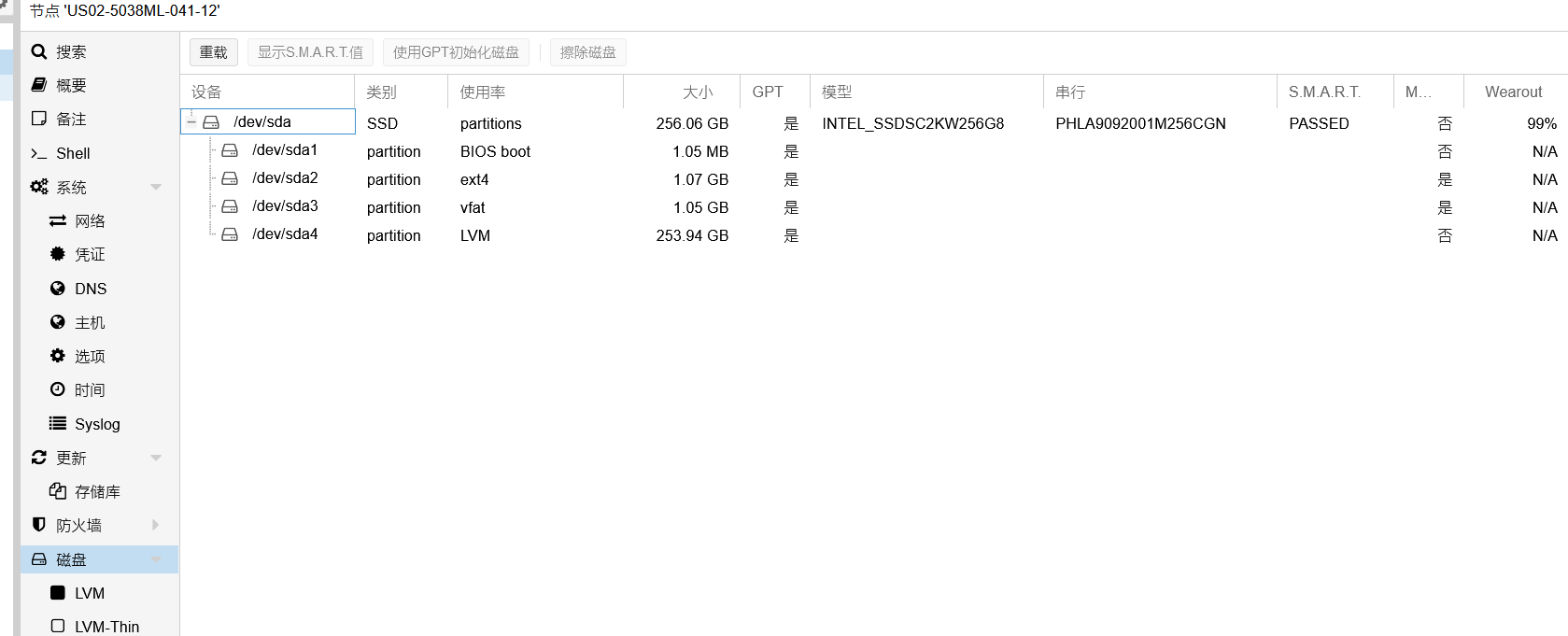 PVE 7.4 (Proxmox VE 7.X)安装好后调整分区删除local-lvm并入local分区第3张-土狗李的博客,李强个人网站