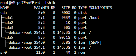 debian 12 磁盘空间扩容云服务器增加容量不是增加硬盘扩容lvm实战第2张-土狗李的博客,李强个人网站 debian 12 磁盘空间扩容云服务器增加容量不是增加硬盘扩容lvm实战 操作系统 第2张 debian 12 磁盘空间扩容云服务器增加容量不是增加硬盘扩容lvm实战 操作系统 第2张