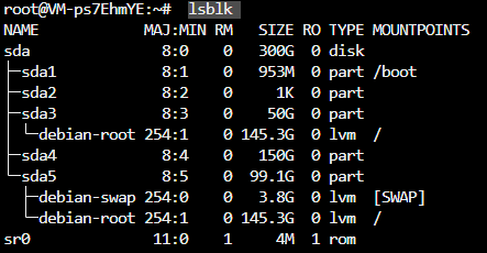 debian 12 磁盘空间扩容云服务器增加容量不是增加硬盘扩容lvm实战第4张-土狗李的博客,李强个人网站 debian 12 磁盘空间扩容云服务器增加容量不是增加硬盘扩容lvm实战 操作系统 第4张 debian 12 磁盘空间扩容云服务器增加容量不是增加硬盘扩容lvm实战 操作系统 第4张